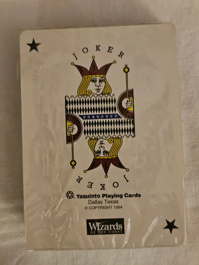 Yaquinto Poker Deck — DCI Legend Membership — 1994, Sealed (1)
