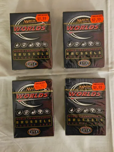 MTG World Championships Brussels 2000 — Complete Set — 4 Sealed Decks (1)